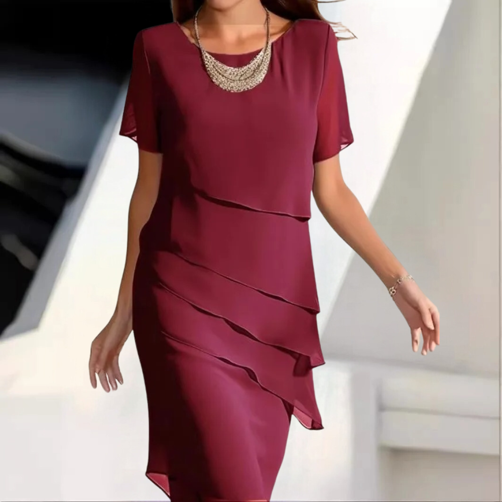 Abito Midi Elegante | Raffinato & Versatile | Perfetto per Ogni Occasione