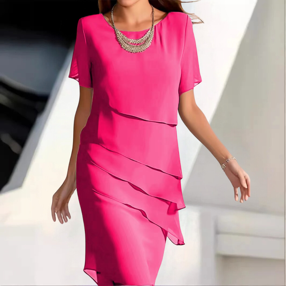 Abito Midi Elegante | Raffinato & Versatile | Perfetto per Ogni Occasione