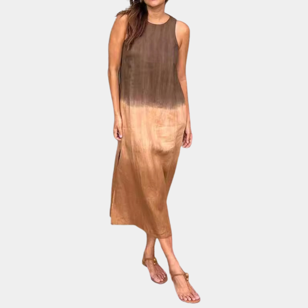 Maxi Dress Sfumato | Senza Maniche | Fresco & Casual