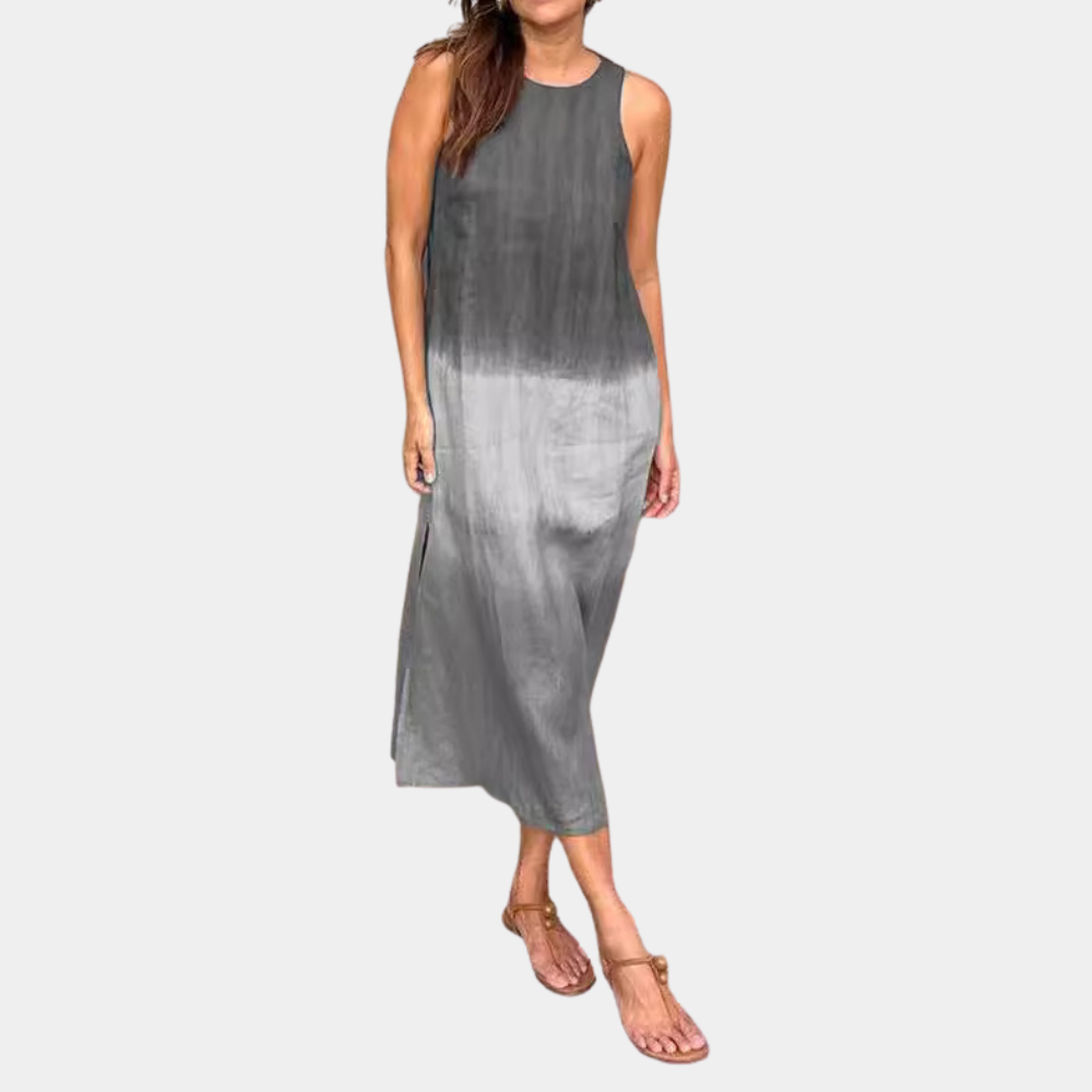 Maxi Dress Sfumato | Senza Maniche | Fresco & Casual