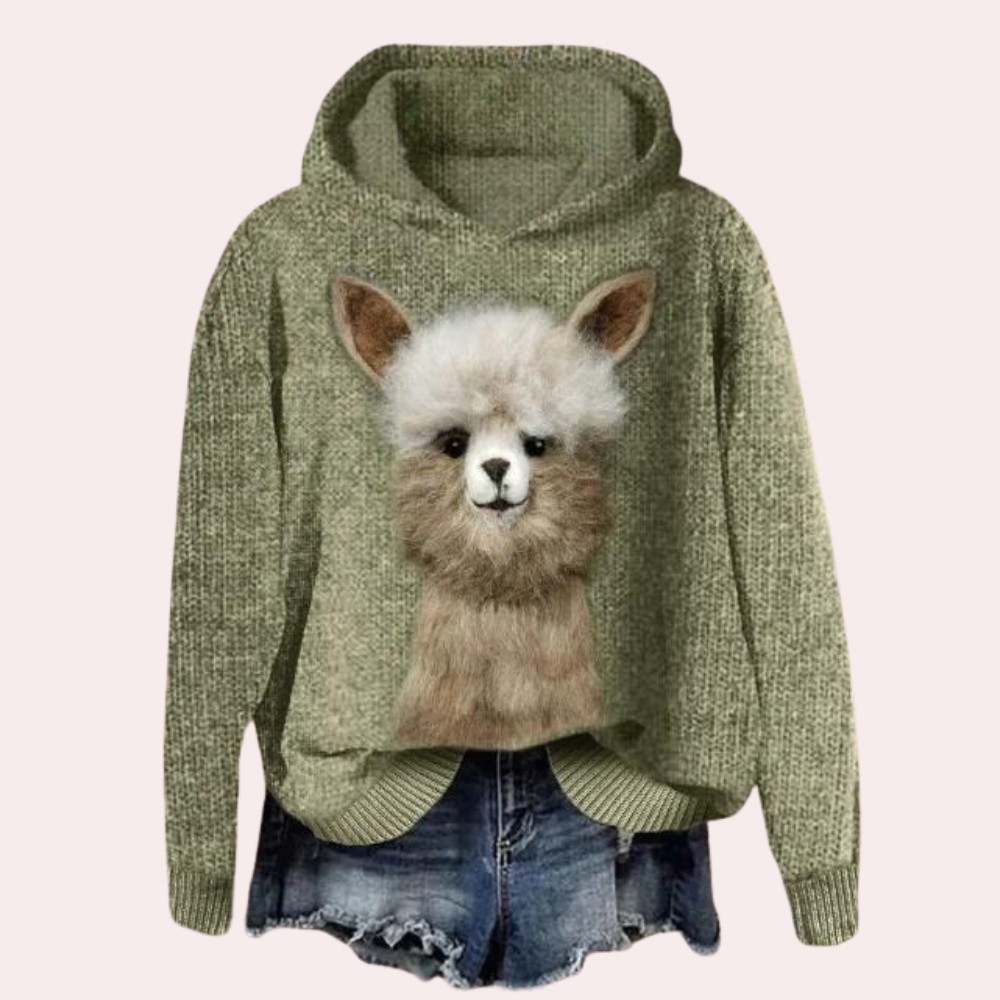 Maglione in Pile con Animali | Morbido & Divertente | Perfetto per l’Inverno