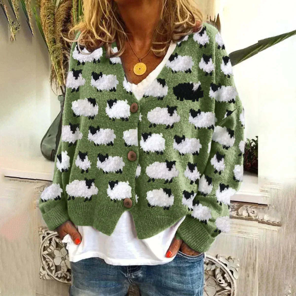 Cardigan Oversize | Morbido e Caldo | Stile Casual e Divertente