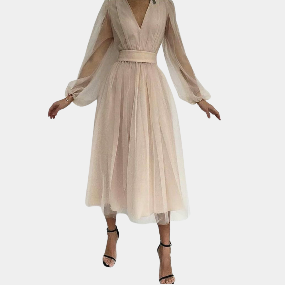 Abito Midi in Tulle | Elegante | Romantico & Fluttuante