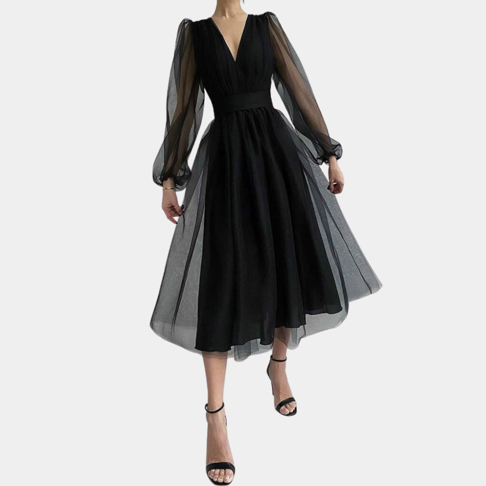 Abito Midi in Tulle | Elegante | Romantico & Fluttuante