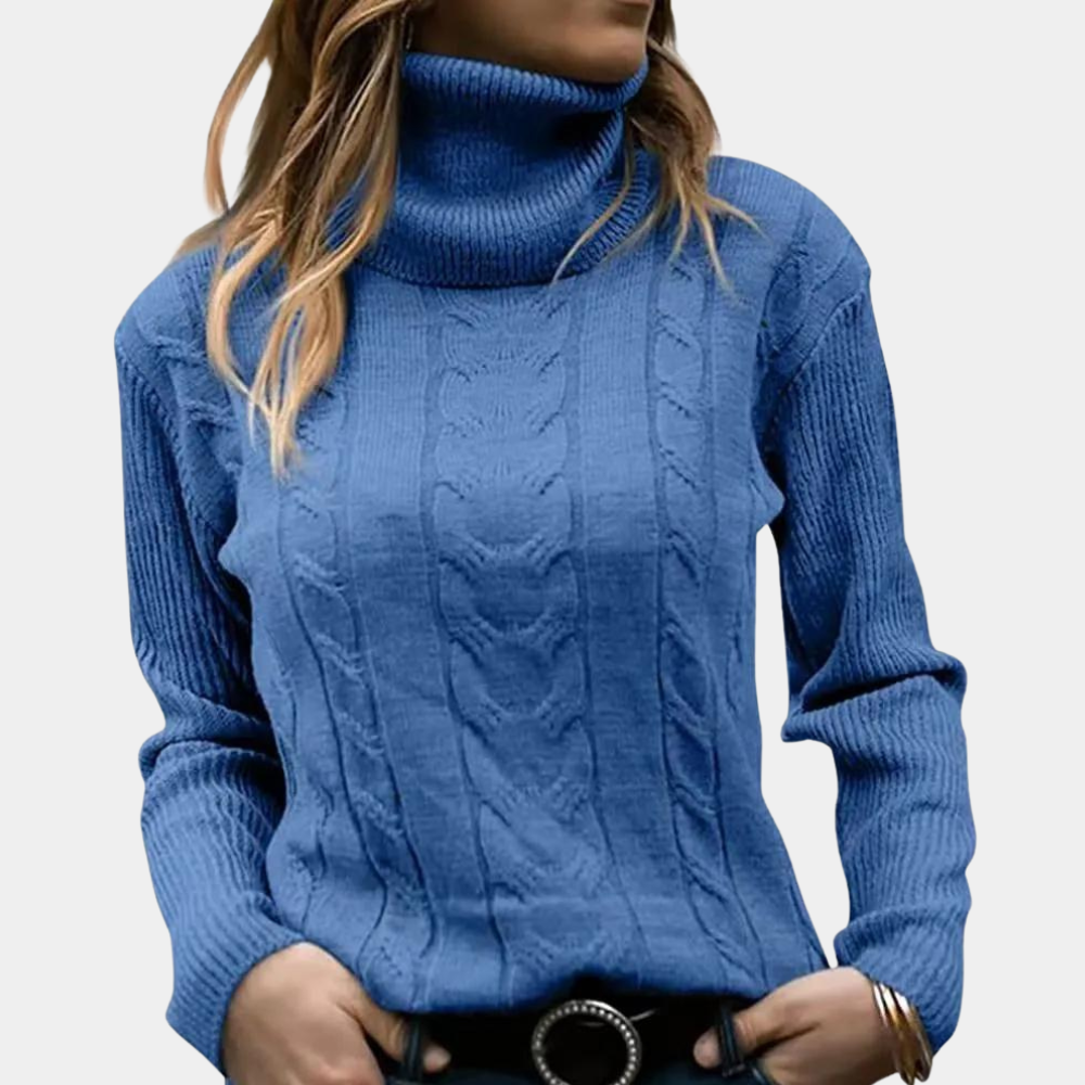 Maglione Dolcevita a Treccia | Donna | Caldo e Sofisticato