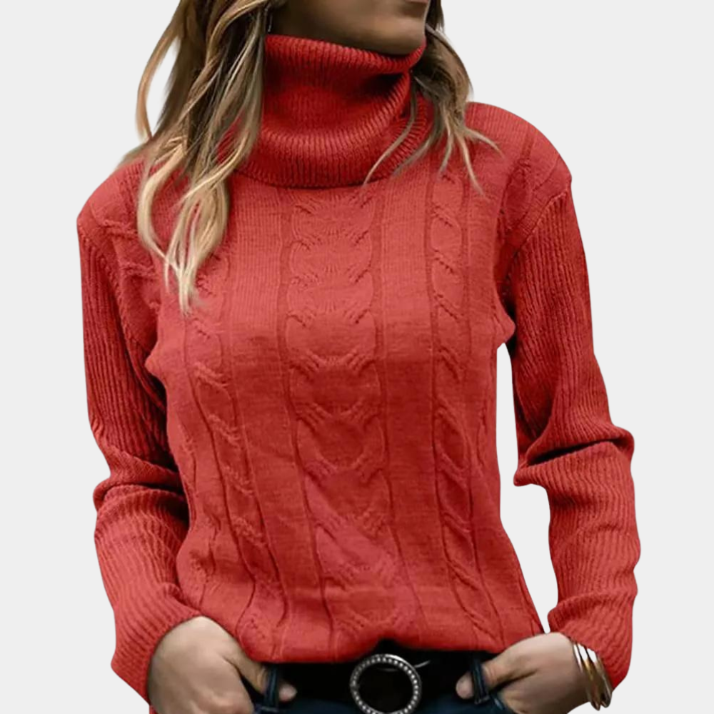 Maglione Dolcevita a Treccia | Donna | Caldo e Sofisticato