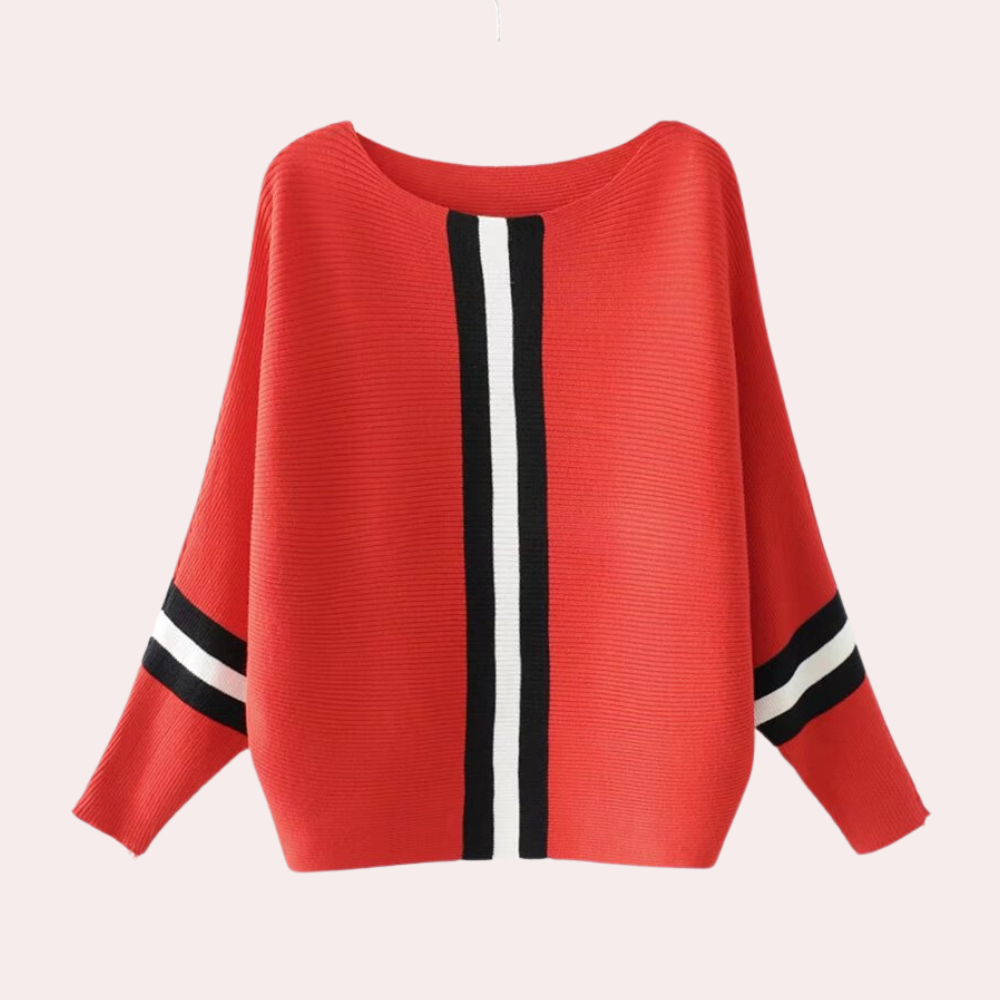 Maglione Oversize a Righe | Morbido | Elegante e Confortevole