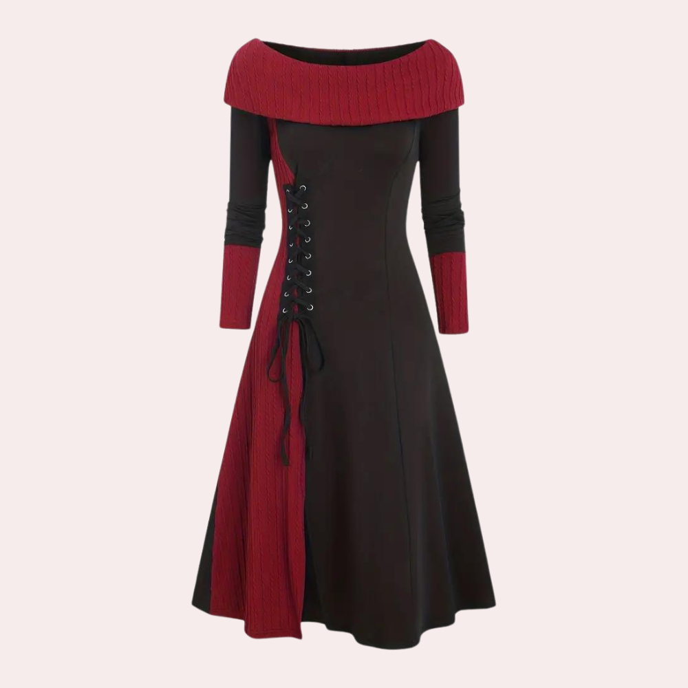 Abito Medievale con Corsetto | Bicolore | Elegante & Originale