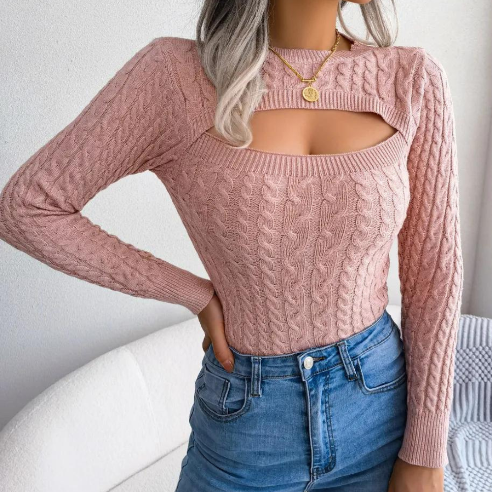 Maglione con Cut-Out | Sexy & Chic | Perfetto per l’Inverno