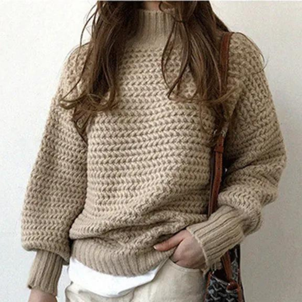 Maglione Oversize a Collo Alto | Caldo & Morbido | Perfetto per l’Inverno