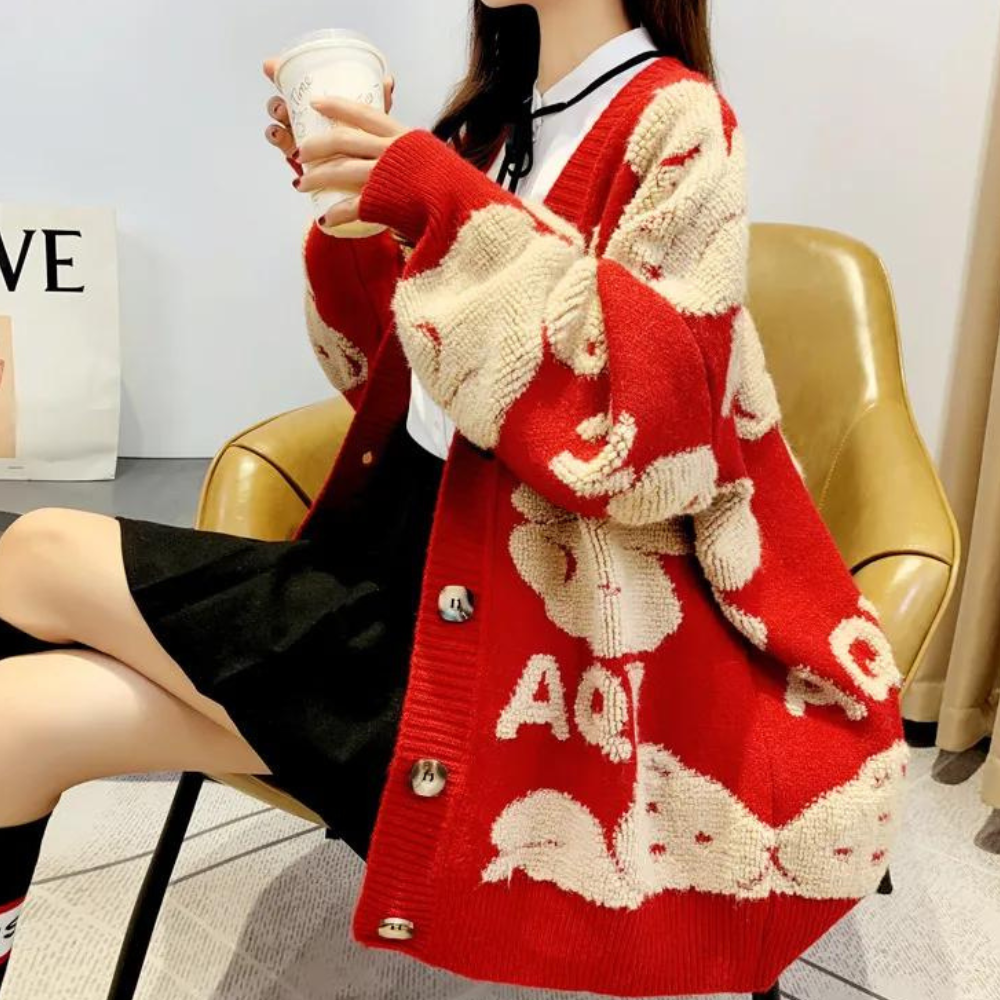 Cardigan Oversize in Maglia | Caldo & Trendy | Perfetto per l’Autunno