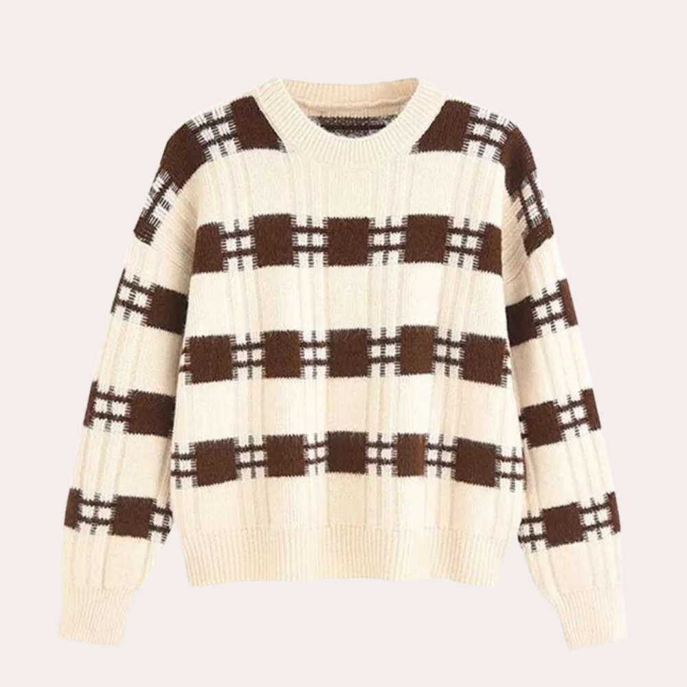 Maglione a Quadri | Morbido | Elegante e Versatile