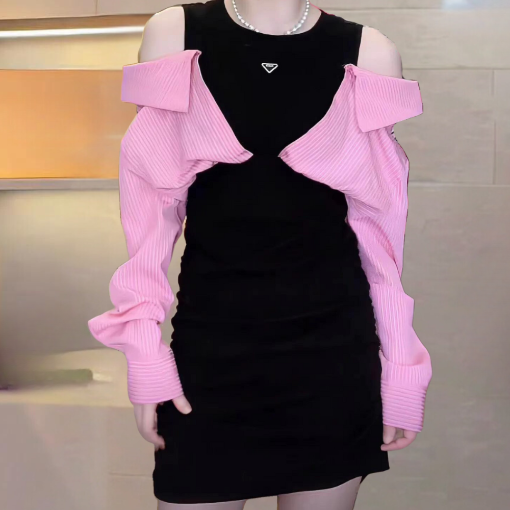 Mini Dress con Bolero | Cut-Out & Oversize | Stile Trendy