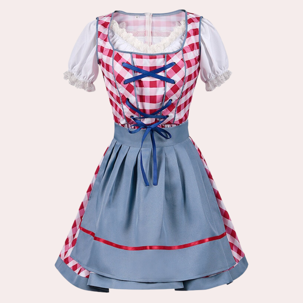 Abito Tradizionale Dirndl | Corsetto & Grembiule | Perfetto per l’Oktoberfest