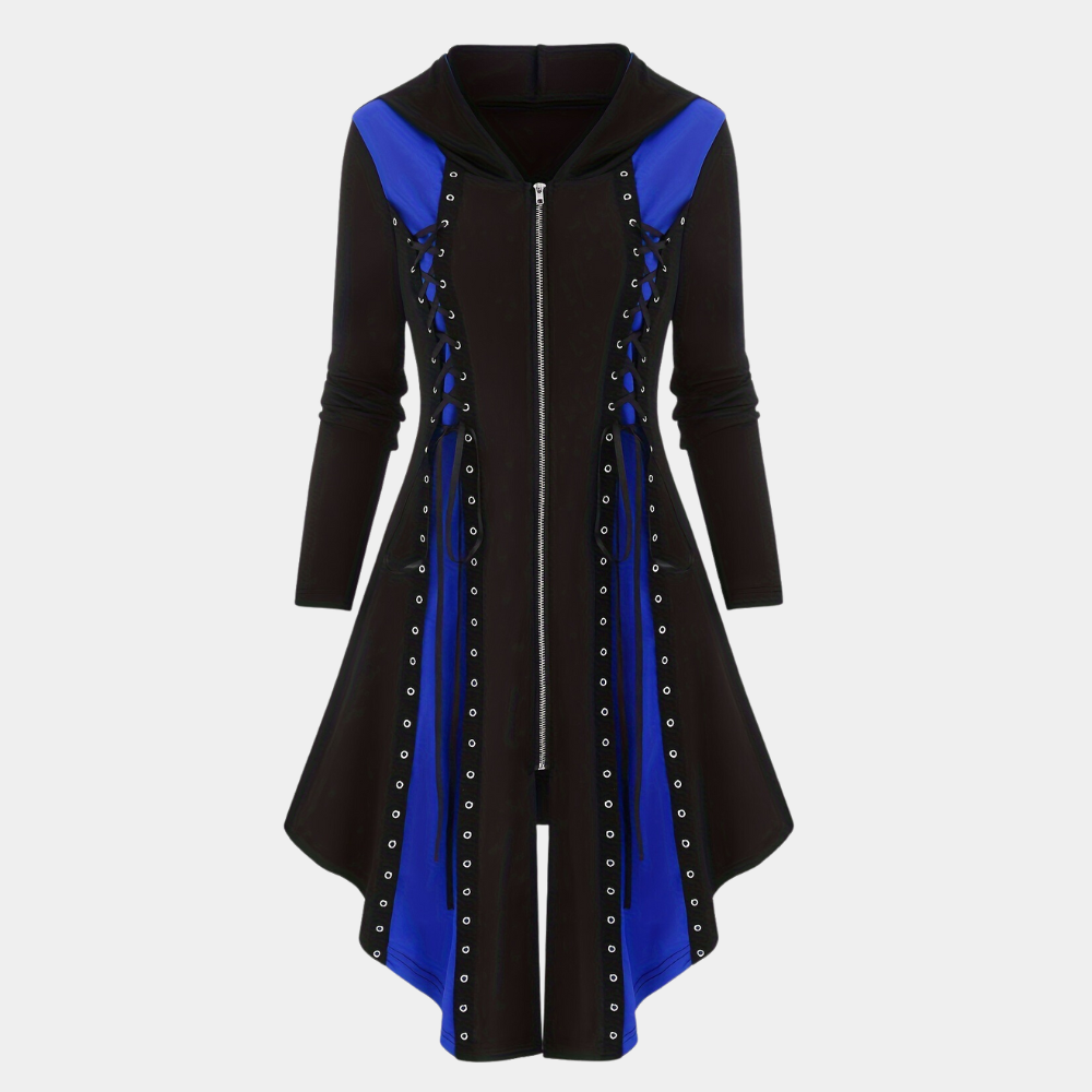 Cappotto Gotico con Cappuccio | Asimmetrico | Elegante & Alternativo