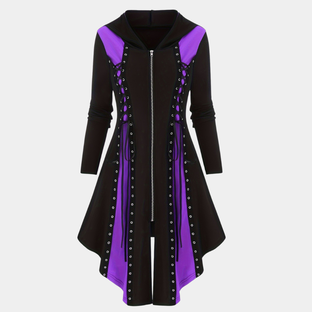 Cappotto Gotico con Cappuccio | Asimmetrico | Elegante & Alternativo