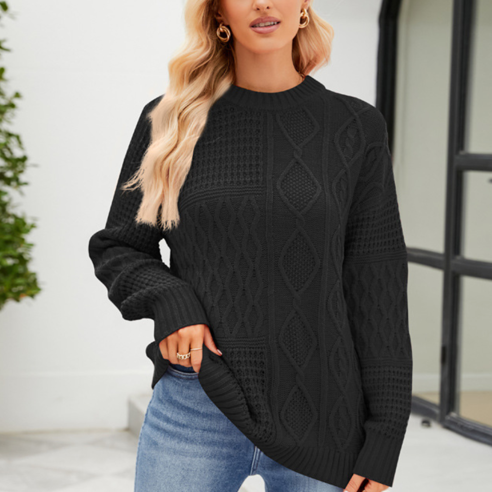 Maglione a Treccia | Donna | Caldo e Alla Moda