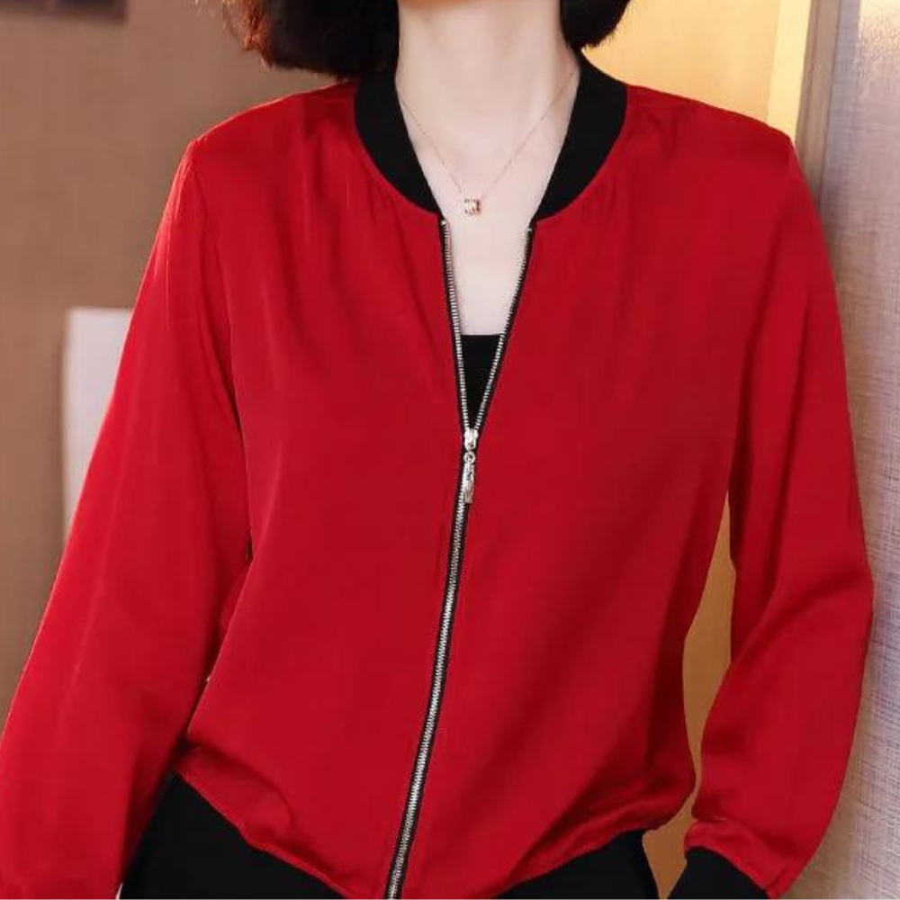 Giacca Leggera con Zip | Elegante | Versatile e Confortevole