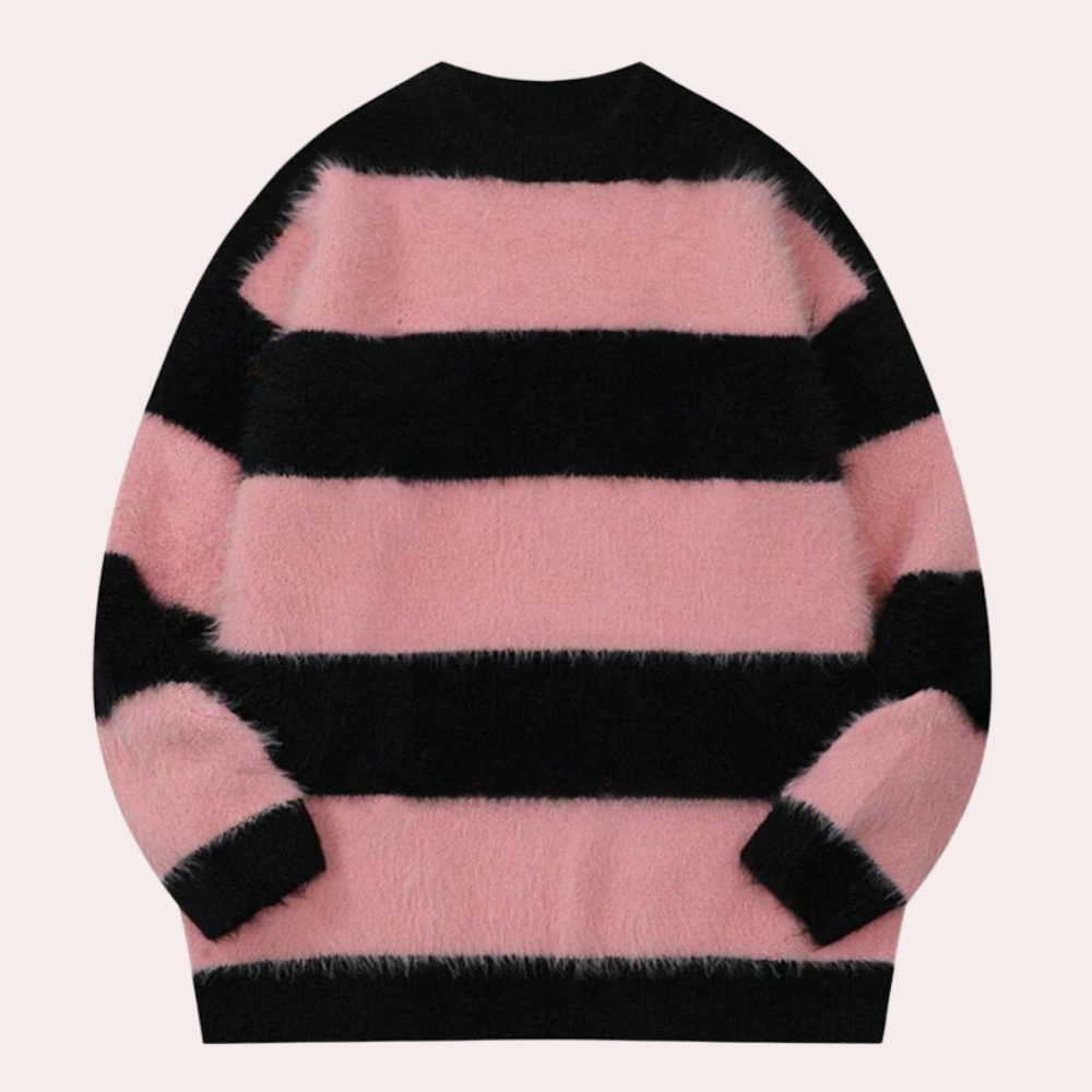 Maglione Oversize a Righe | Morbido | Trendy e Confortevole