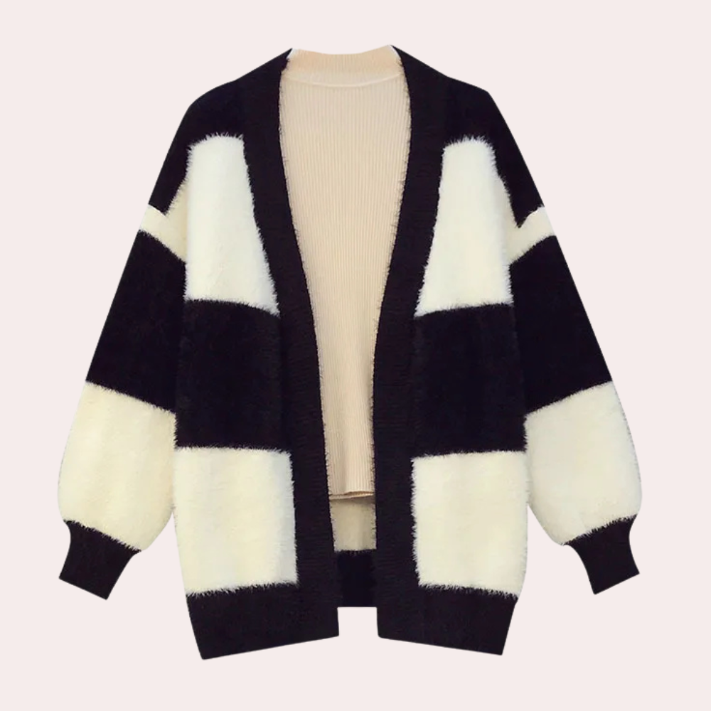 Cardigan Oversize Donna | Effetto Peluche | Stile Trendy e Morbido