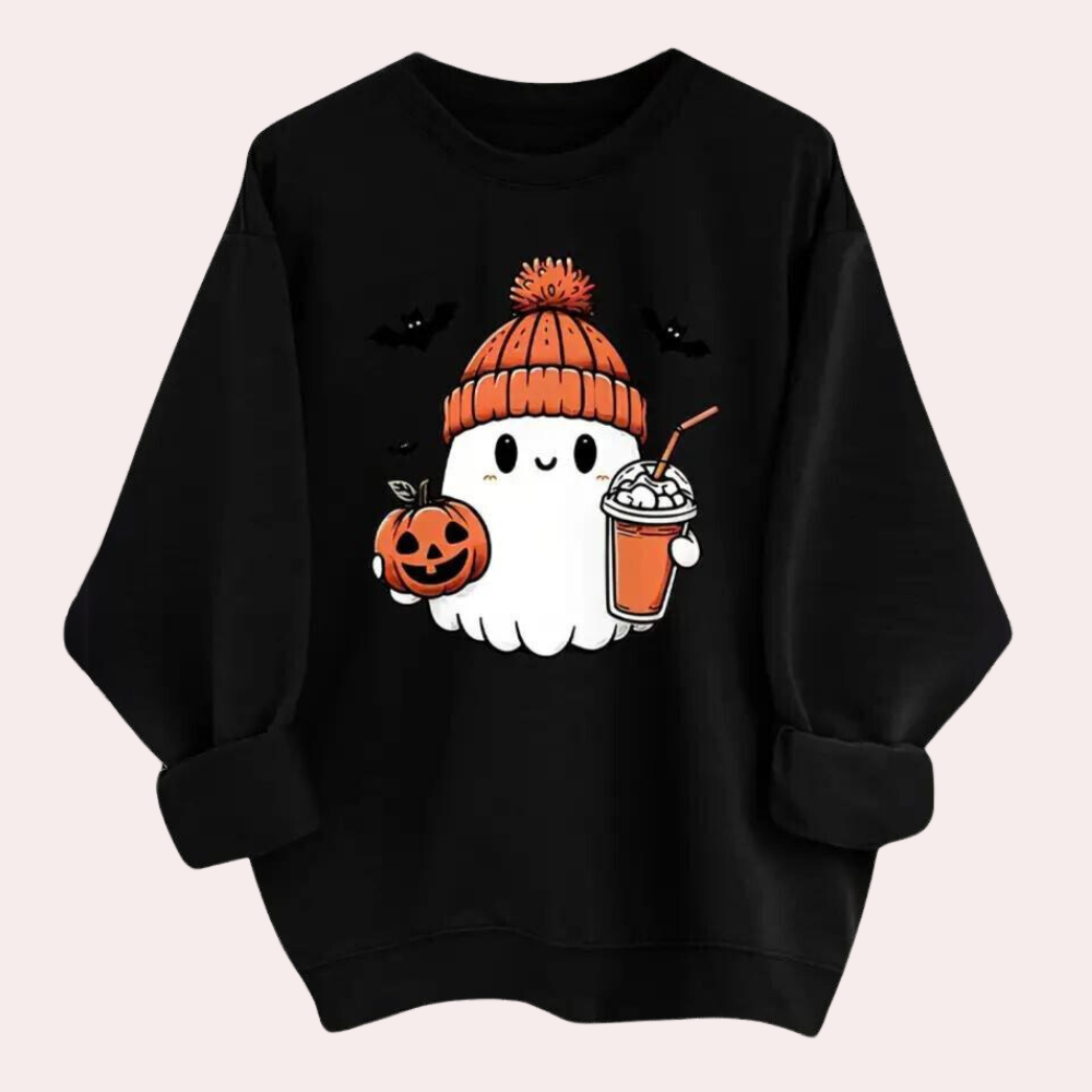 Felpa Oversize Fantasmino | Morbida | Calda e Festosa