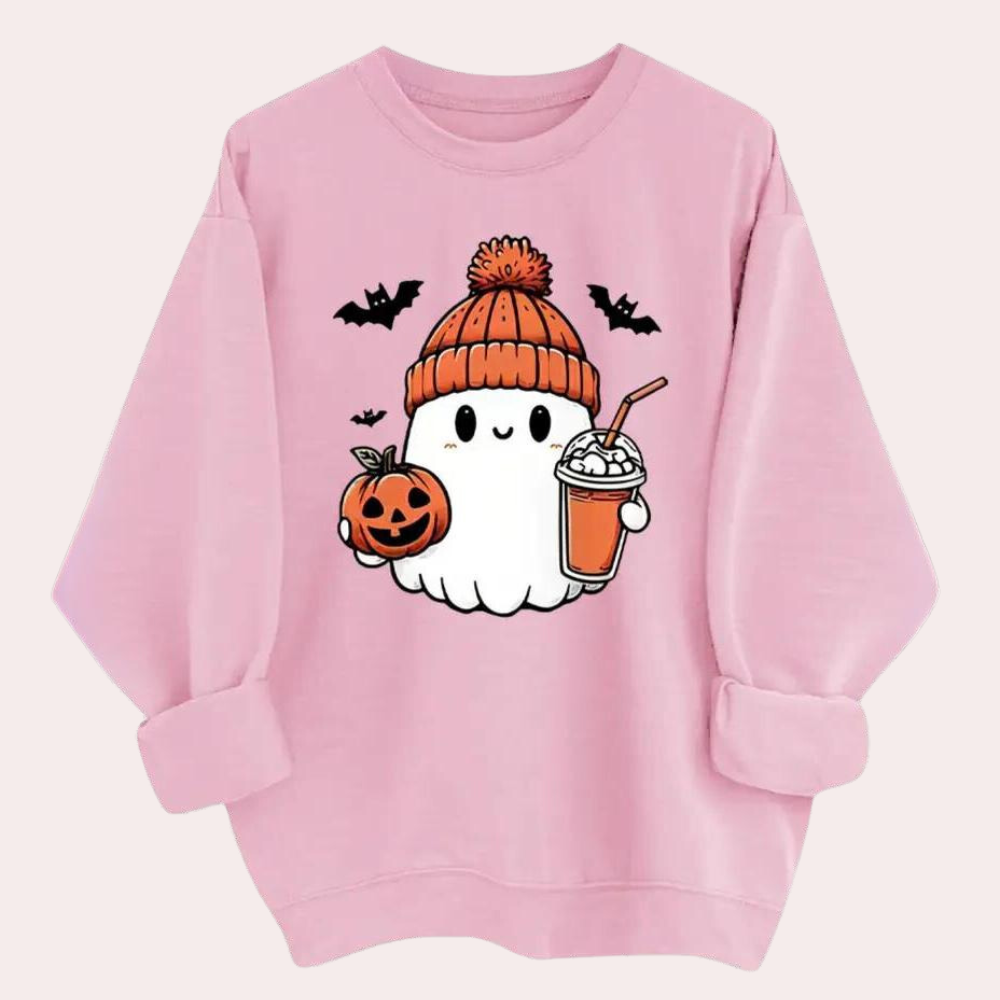 Felpa Oversize Fantasmino | Morbida | Calda e Festosa