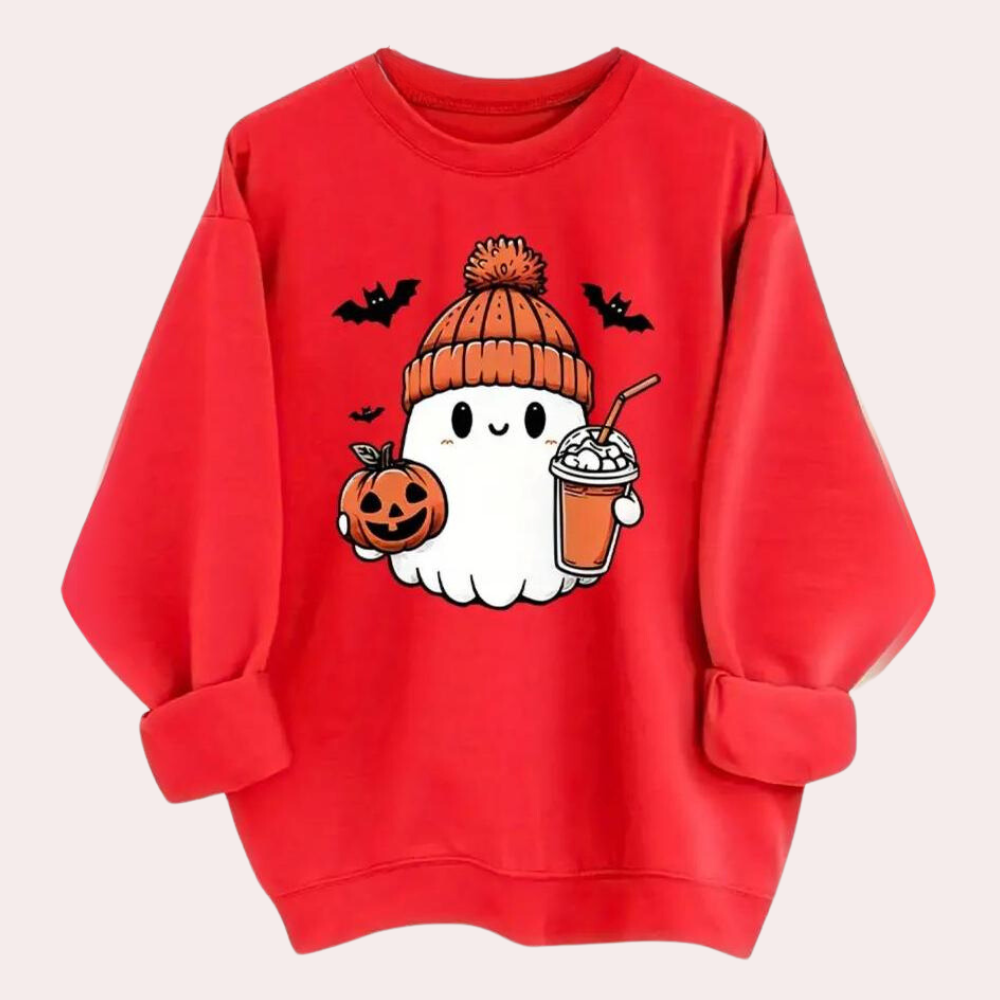Felpa Oversize Fantasmino | Morbida | Calda e Festosa