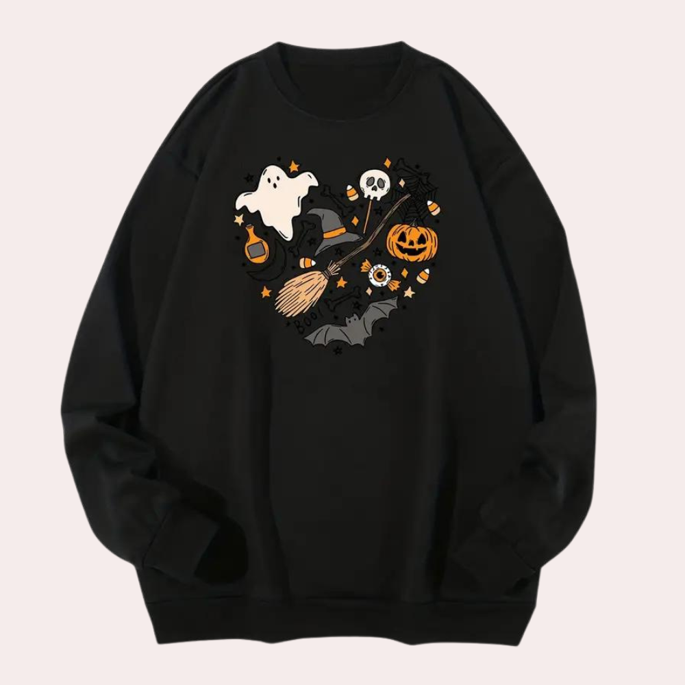 Felpa Oversize Halloween | Morbida | Calda e Festiva