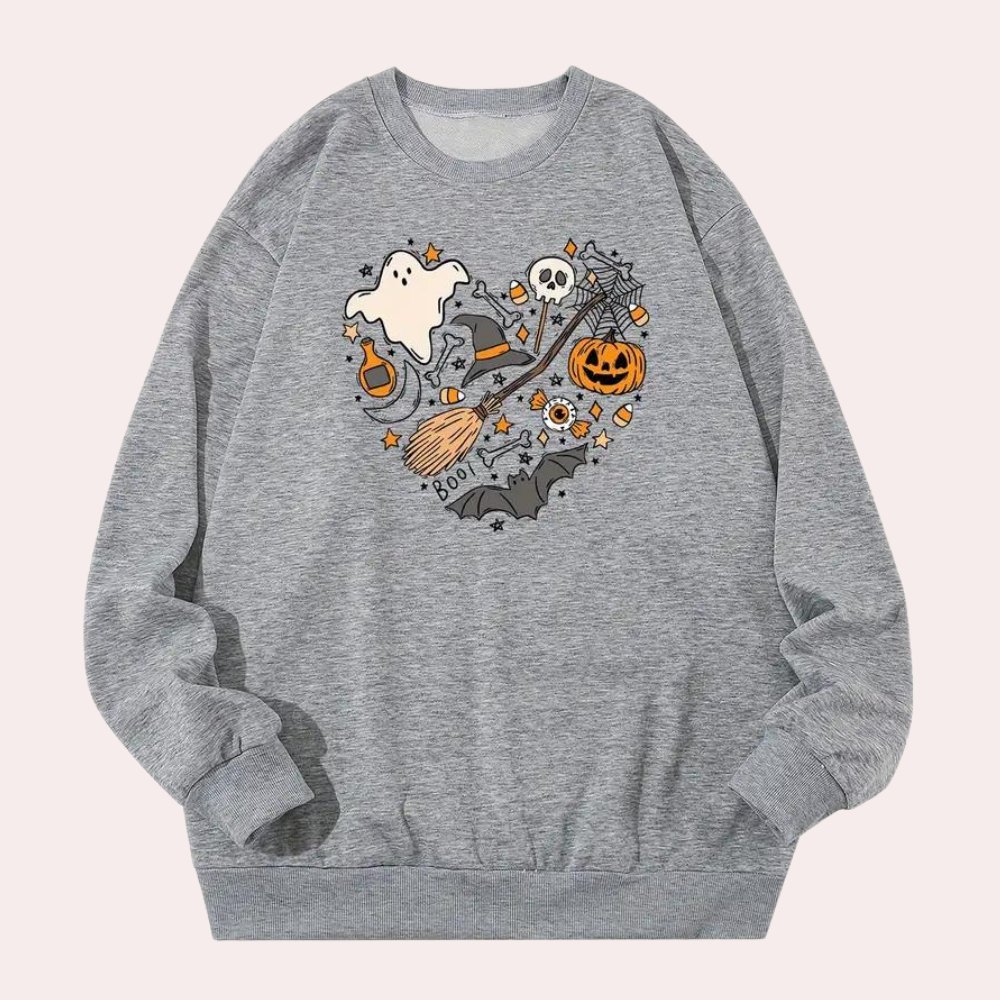 Felpa Oversize Halloween | Morbida | Calda e Festiva