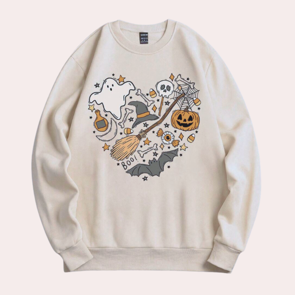 Felpa Oversize Halloween | Morbida | Calda e Festiva