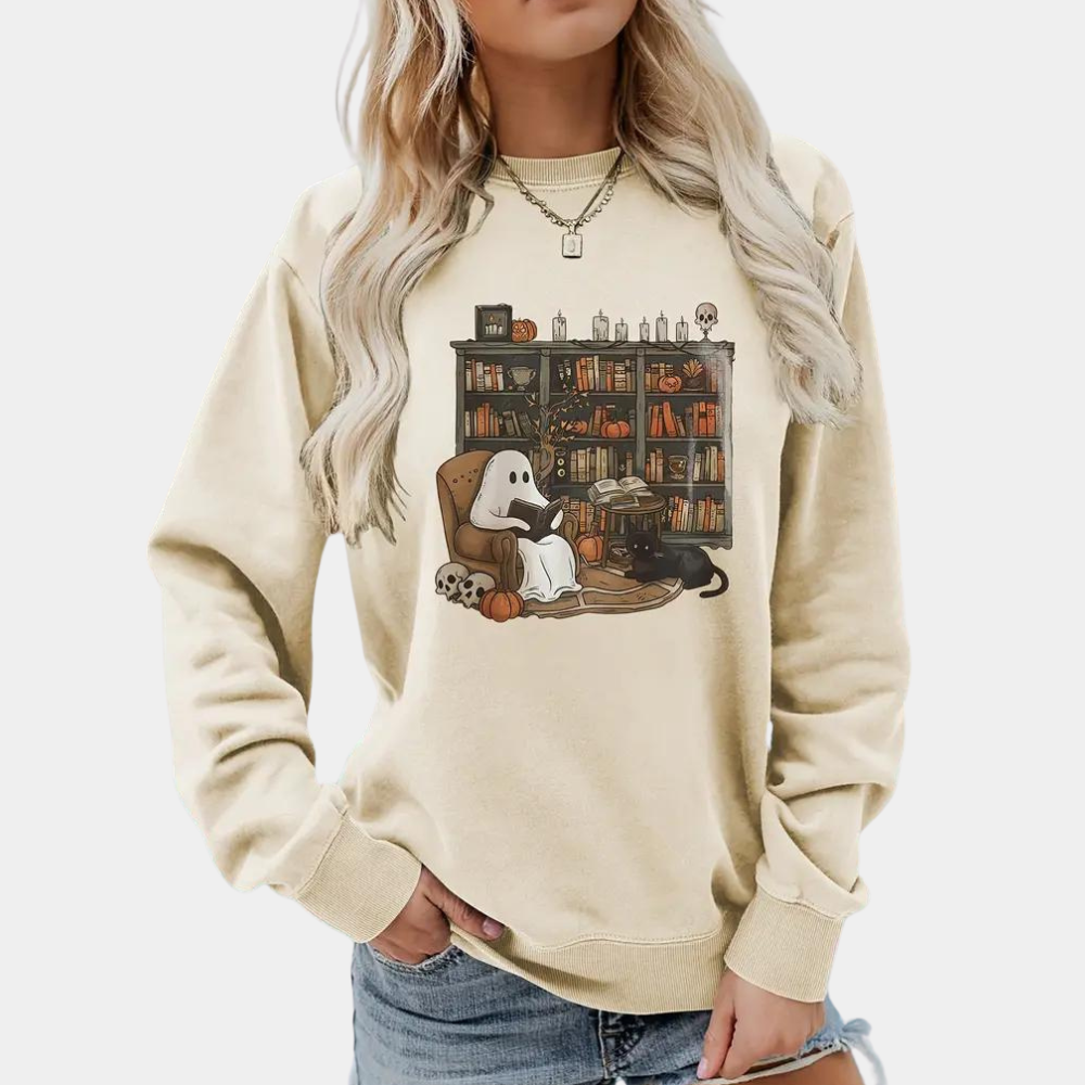 Felpa Oversize con Stampa Vintage | Morbida | Calda e Casual