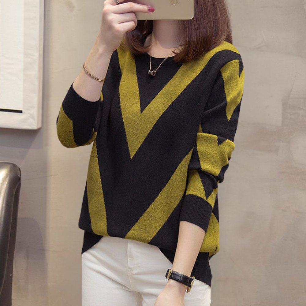 Maglione con Motivo Geometrico | Morbido | Moderno e Versatile