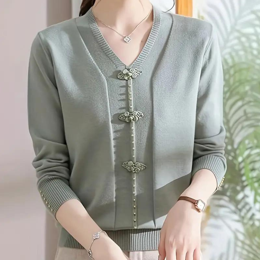 Cardigan con Bottoni Decorativi | Morbido | Elegante e Versatile