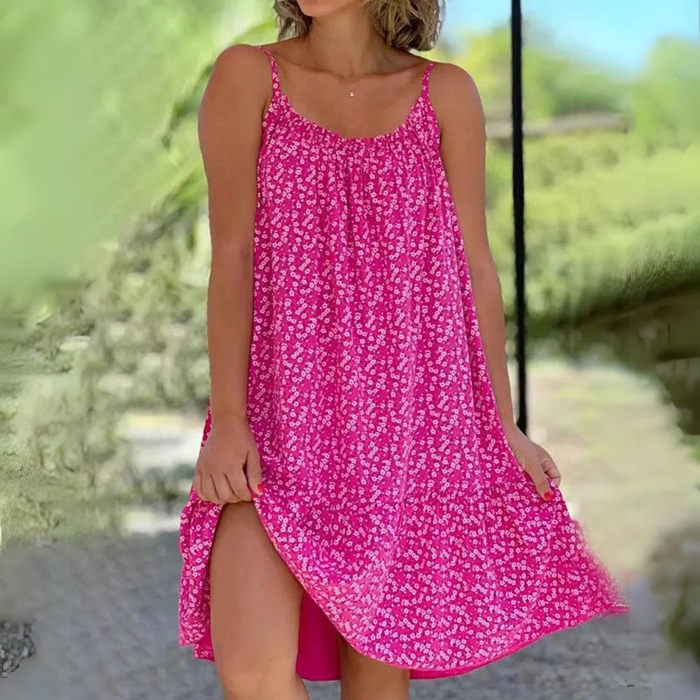 Vestito Estivo a Fiori | Svasato e Leggero | Perfetto per le Vacanze