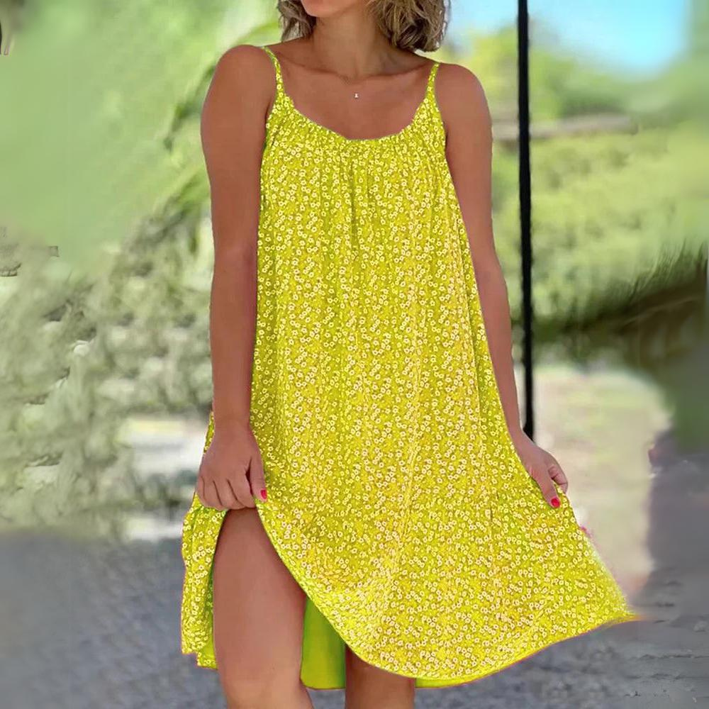 Vestito Estivo a Fiori | Svasato e Leggero | Perfetto per le Vacanze