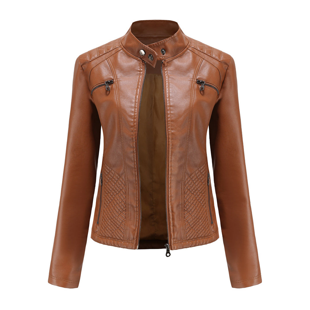 Giacca in Ecopelle Trapuntata | Elegante | Versatile e Chic