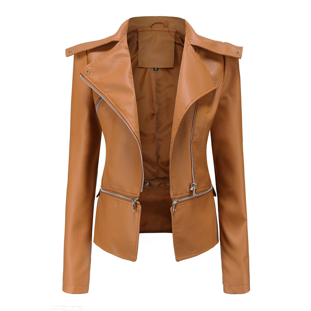 Giacca Biker in Ecopelle | Elegante | Stile Grintoso