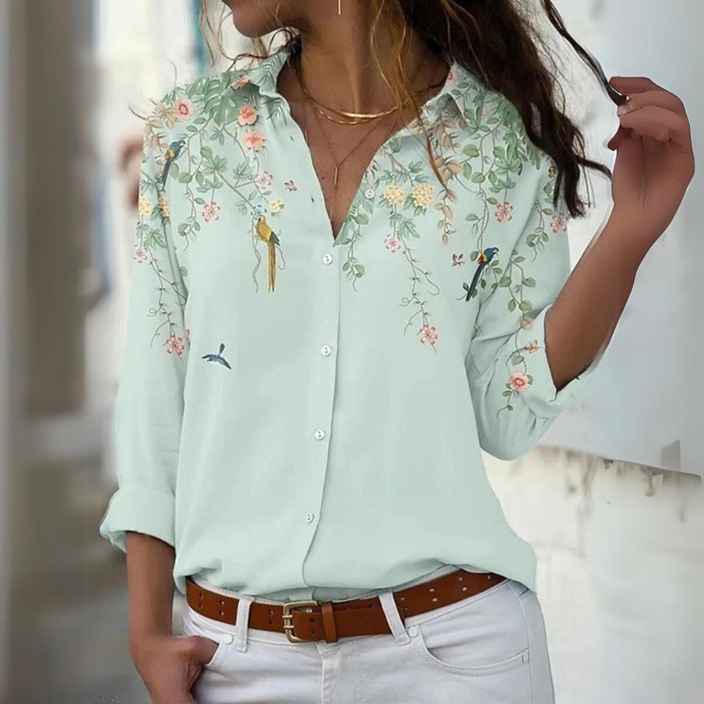 Camicia Floreale Estiva | Leggera e Colorata | Look Casual Chic
