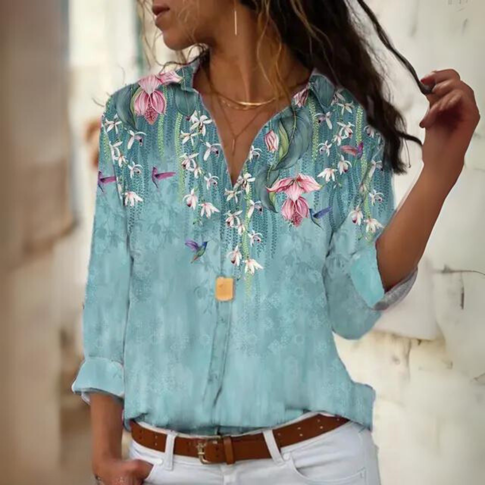 Camicia Floreale Estiva | Leggera e Colorata | Look Casual Chic