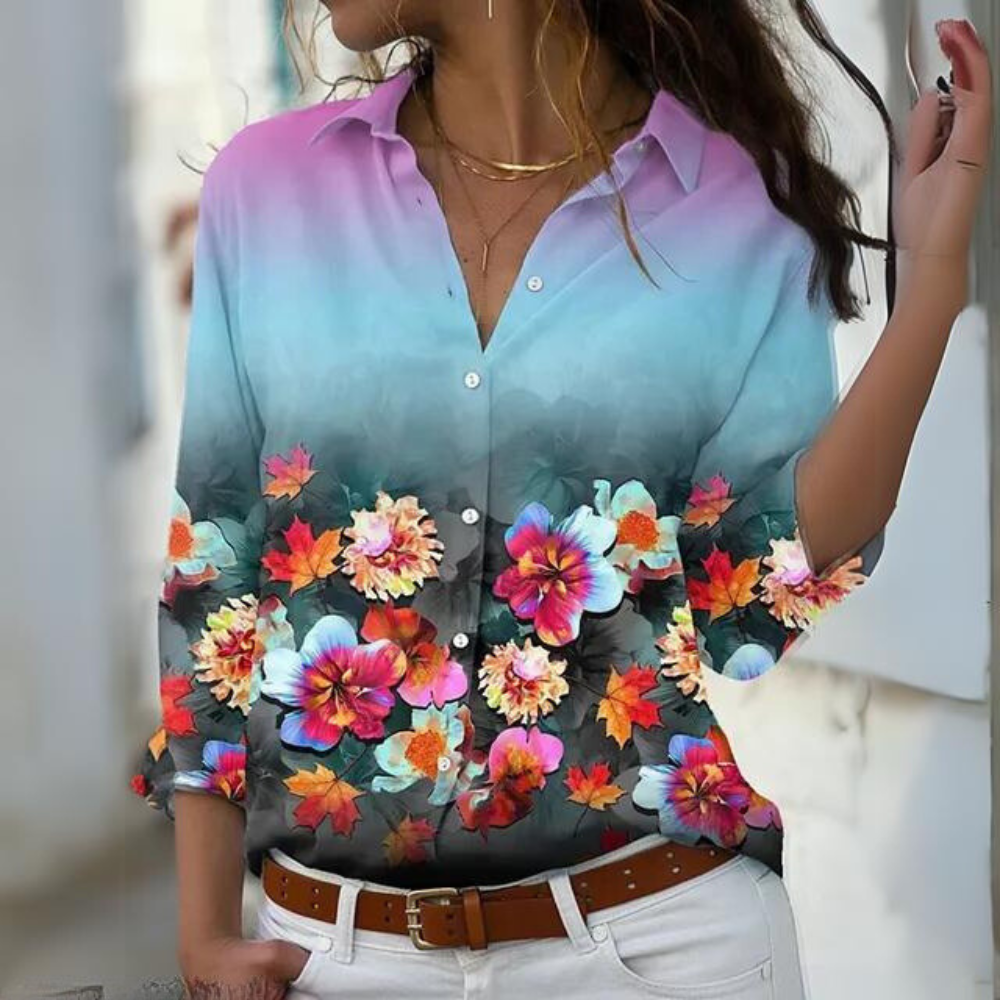 Camicia Floreale Estiva | Leggera e Colorata | Look Casual Chic