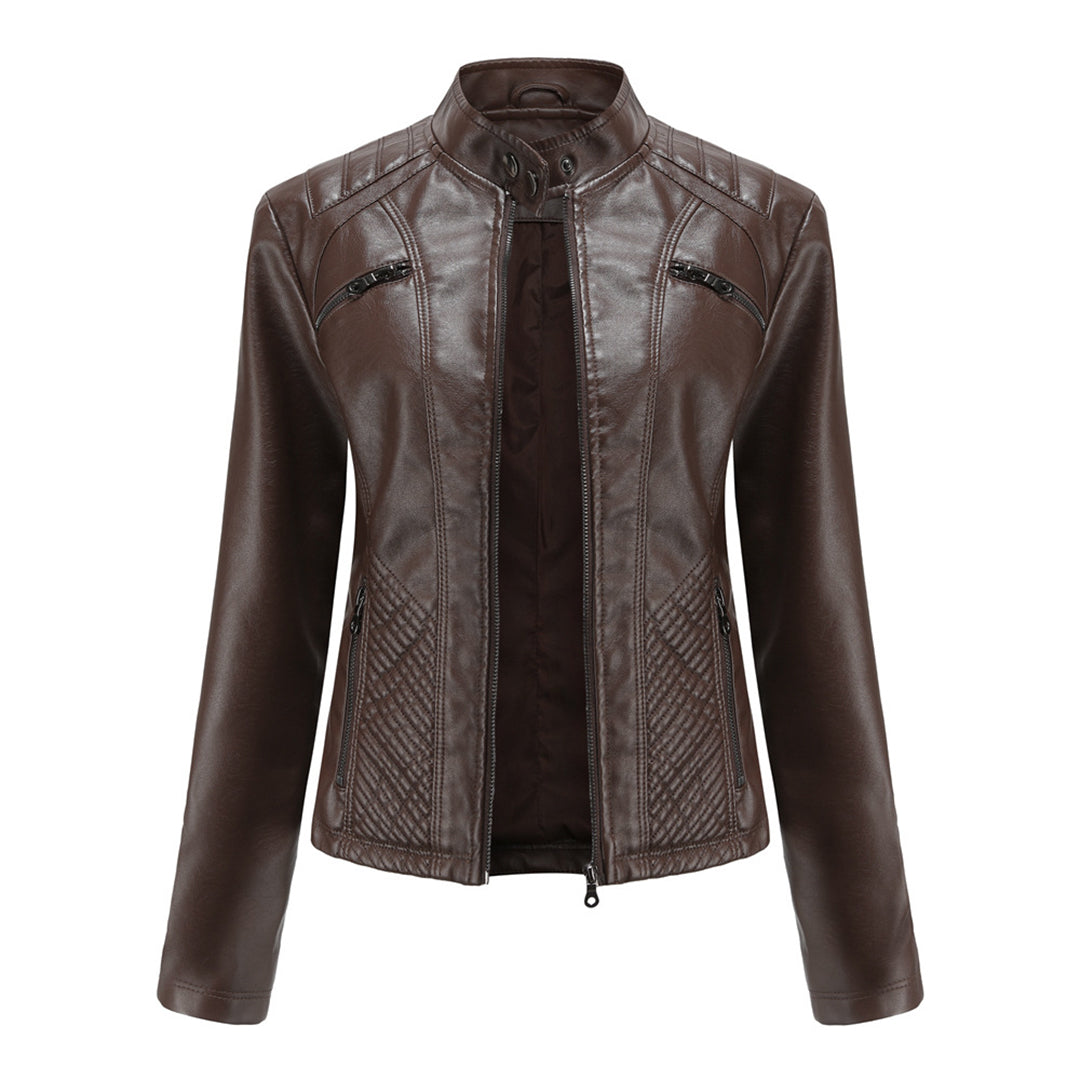Giacca in Ecopelle Trapuntata | Elegante | Versatile e Chic