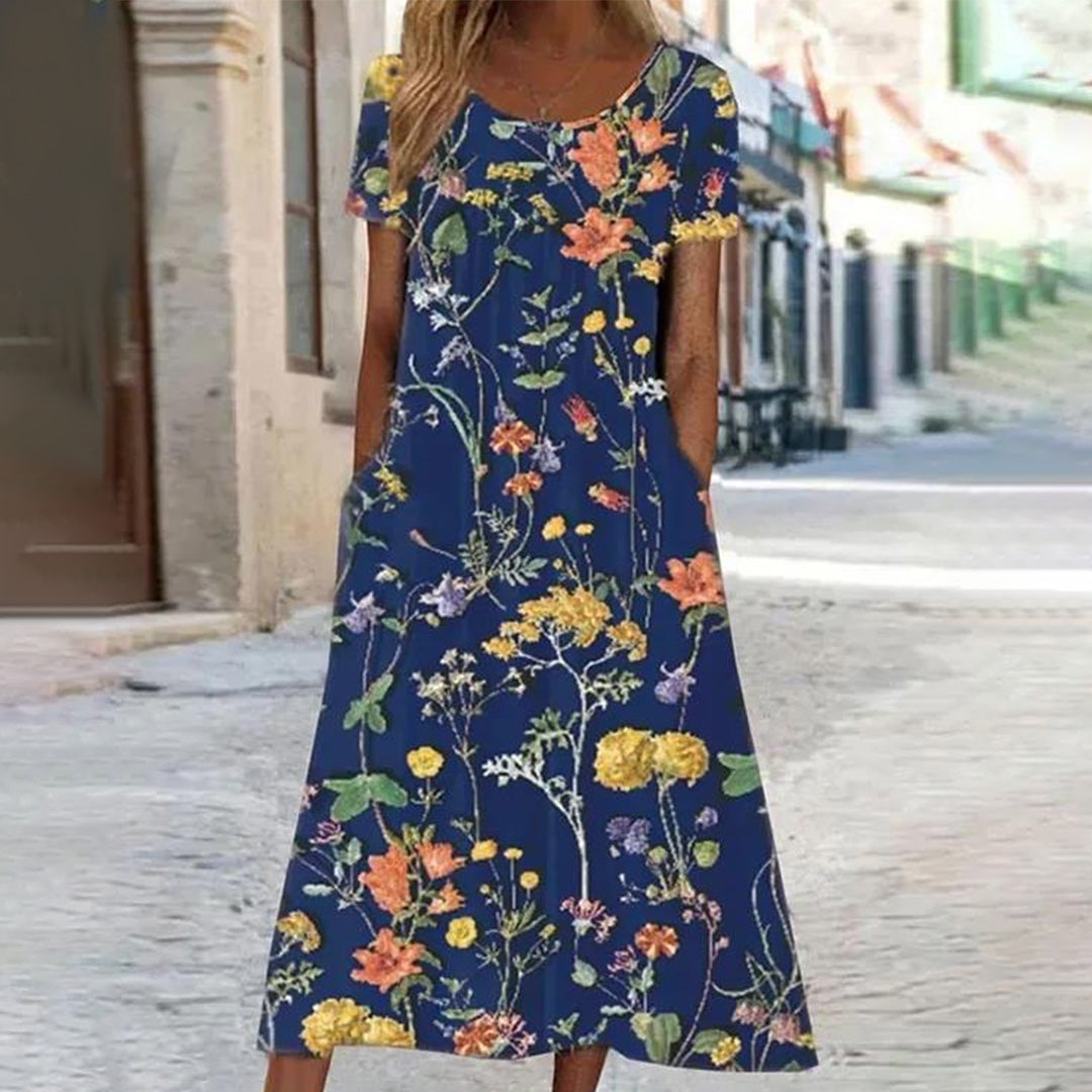 Abito Lungo Floreale | Romantico | Fresco & Femminile