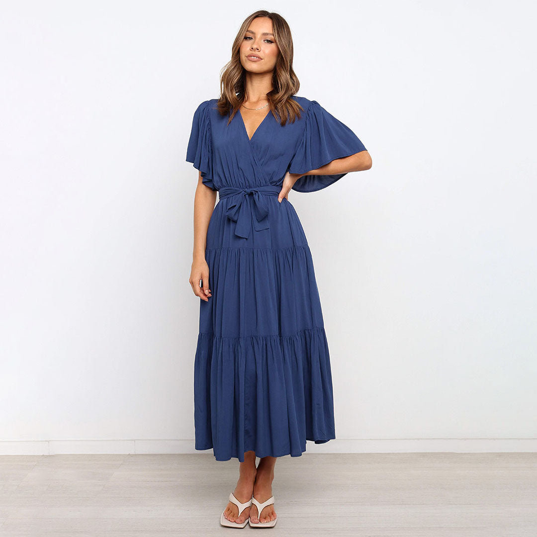 Abito Midi Plissettato | Elegante & Versatile | Stile Romantico