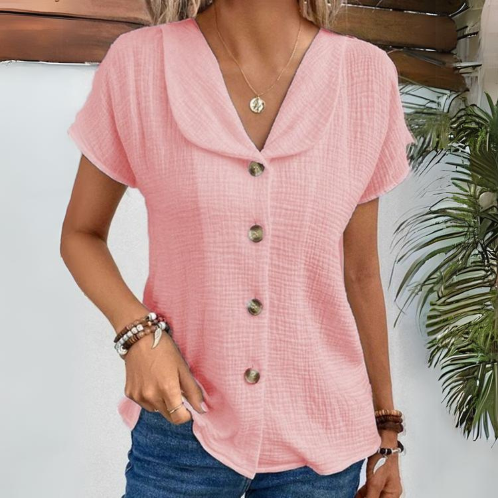 Blusa in Cotone Garzato | Cotone | Leggera e Comoda