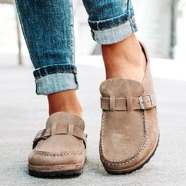 Mocassini Slip-on Donna | Con Fibbia Laterale | Comodi e Casual Chic