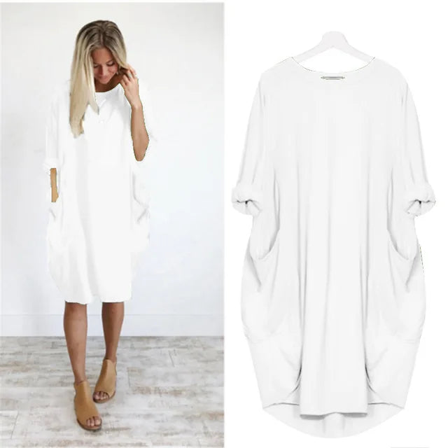 Abito Oversize con Tasche