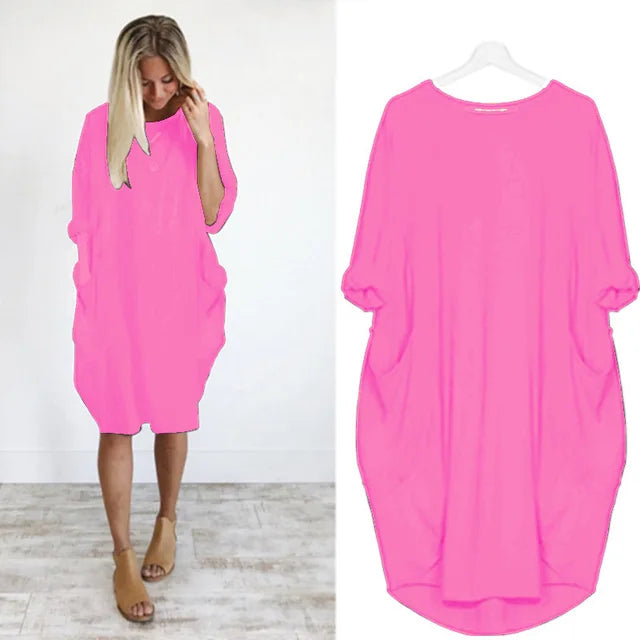 Abito Oversize con Tasche