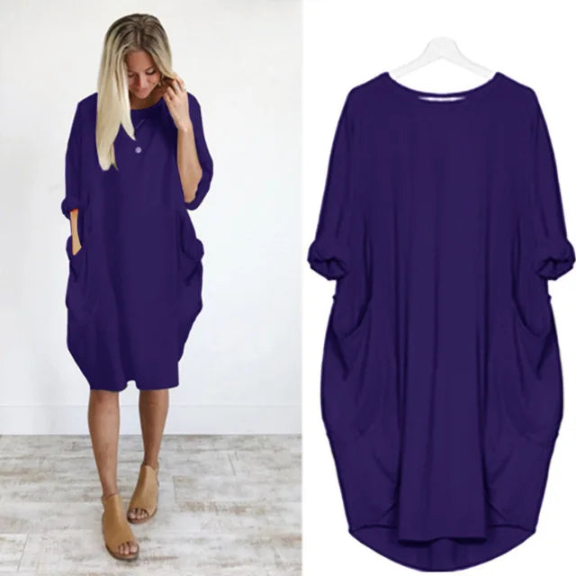 Abito Oversize con Tasche