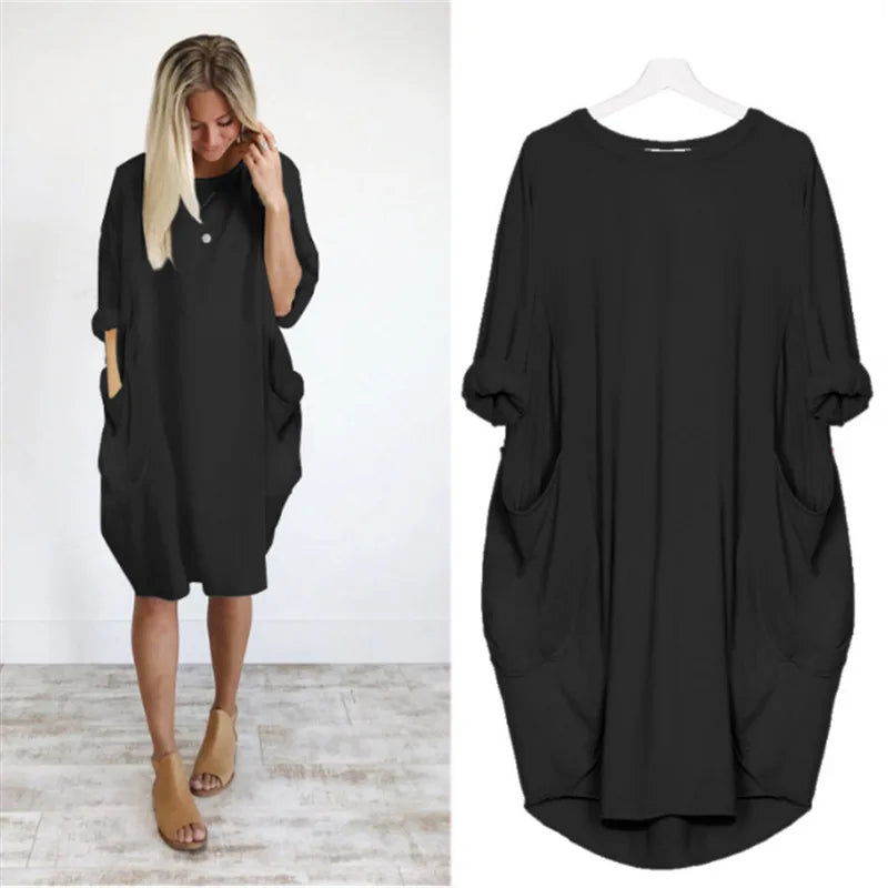 Abito Oversize con Tasche
