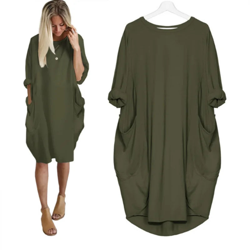 Abito Oversize con Tasche